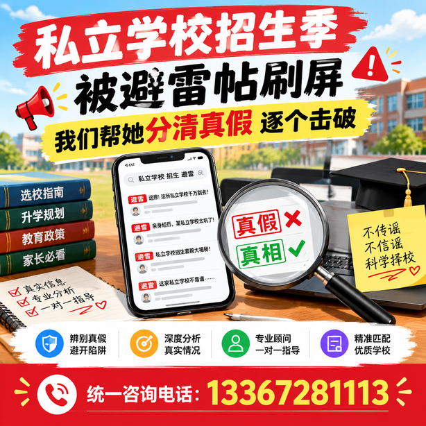 来宾小红书舆情合规处置：私立学校招生季被避雷帖刷屏，我们帮她分清真假逐个击破